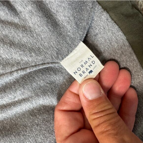 The NORMAL BRAND DANO Hooded Men's Vest, size Large, Green - Picture 6 of 14